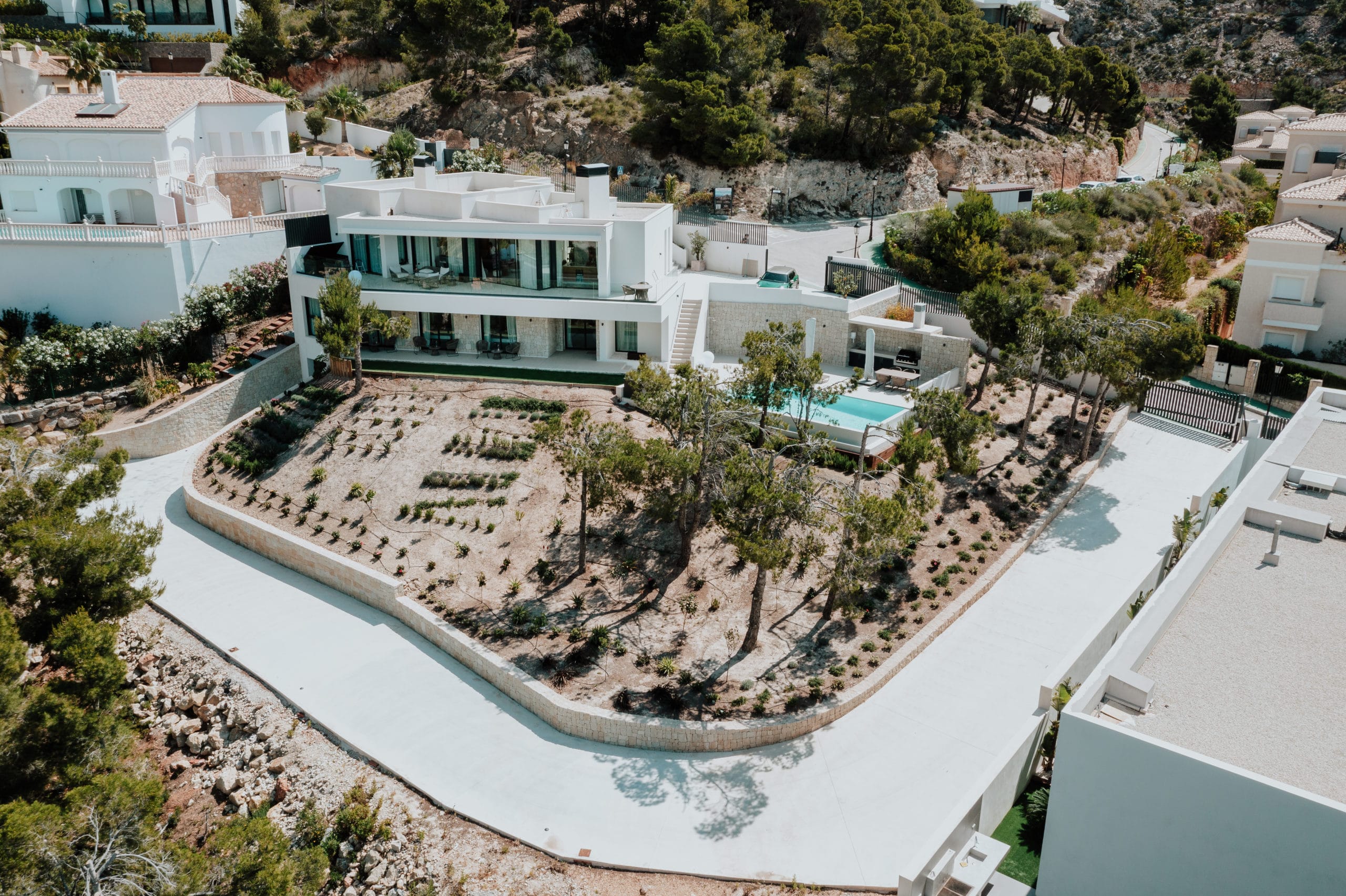 Vista aérea Villa Antonia